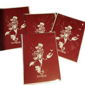 Lot of 4 unopened Lovepop Lobster Cards